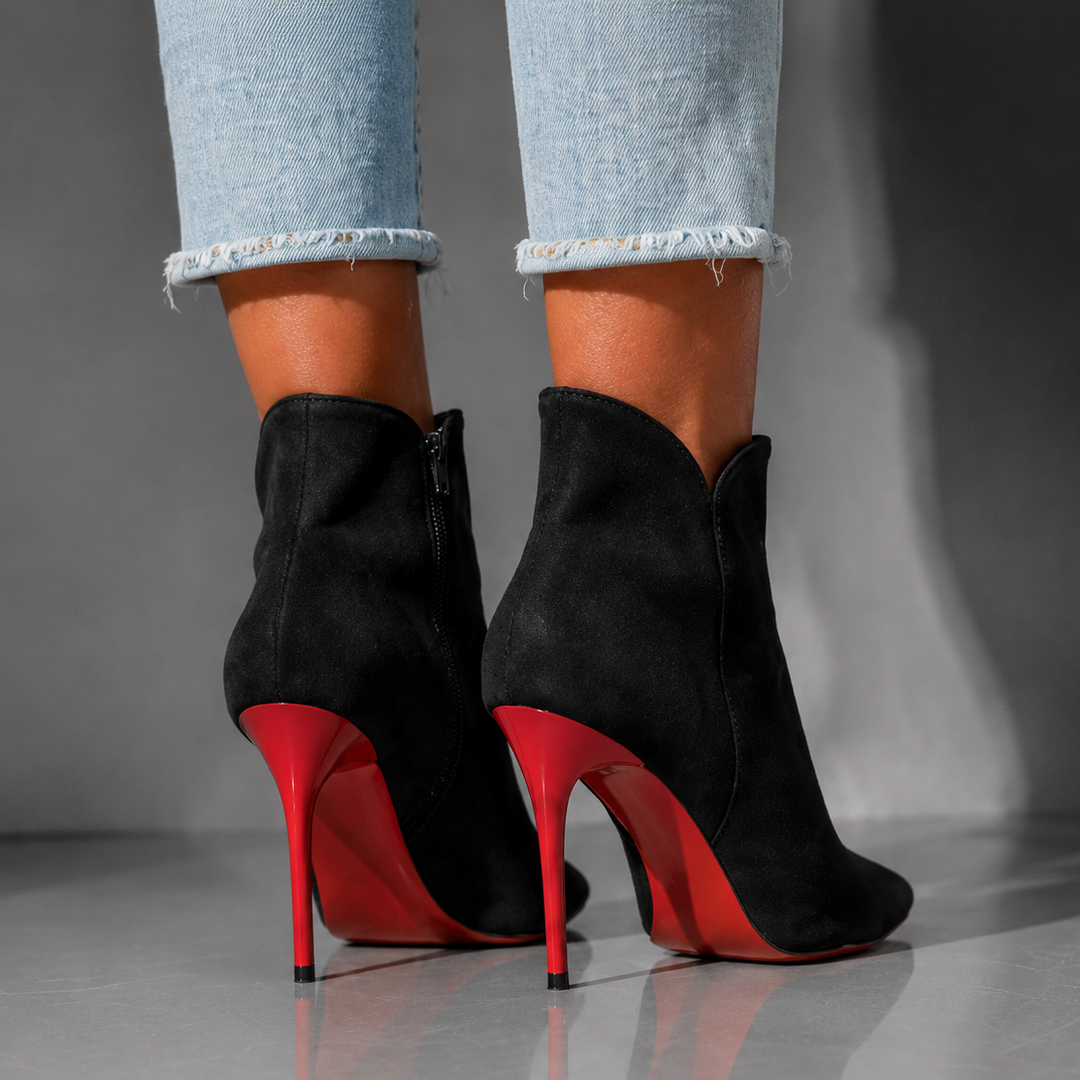 Scarlett | Rae Suede Stiletto Ankle Boots