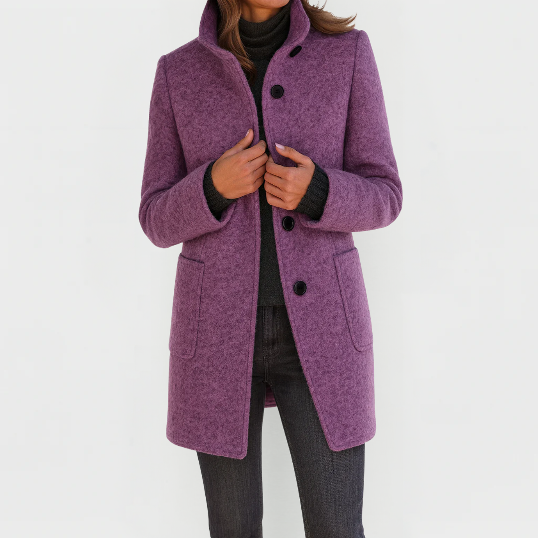 Eleonora Wool-Blend Midi Coat