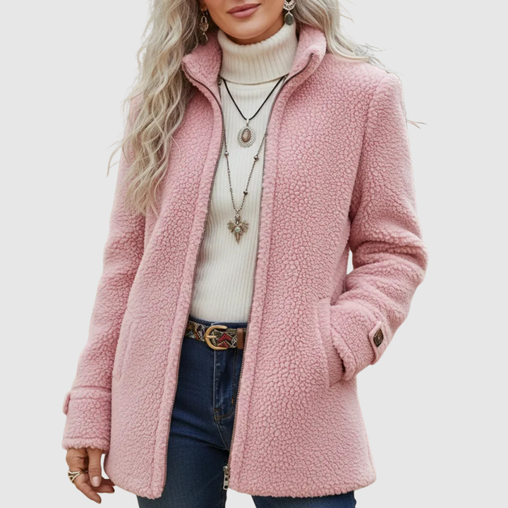 Yvaine | Cozy Sherpa Full-Zip Fleece Jacket