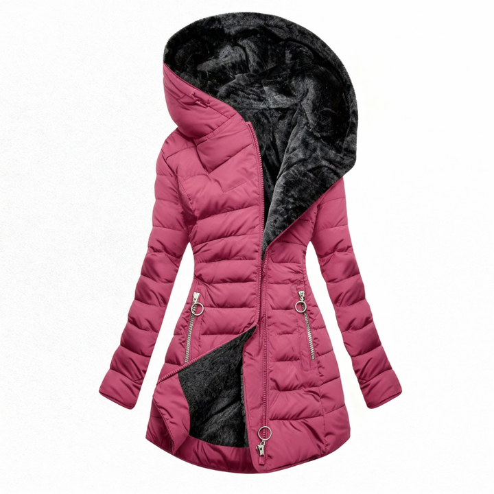 Alessina Waterproof Hooded Puffer Coat