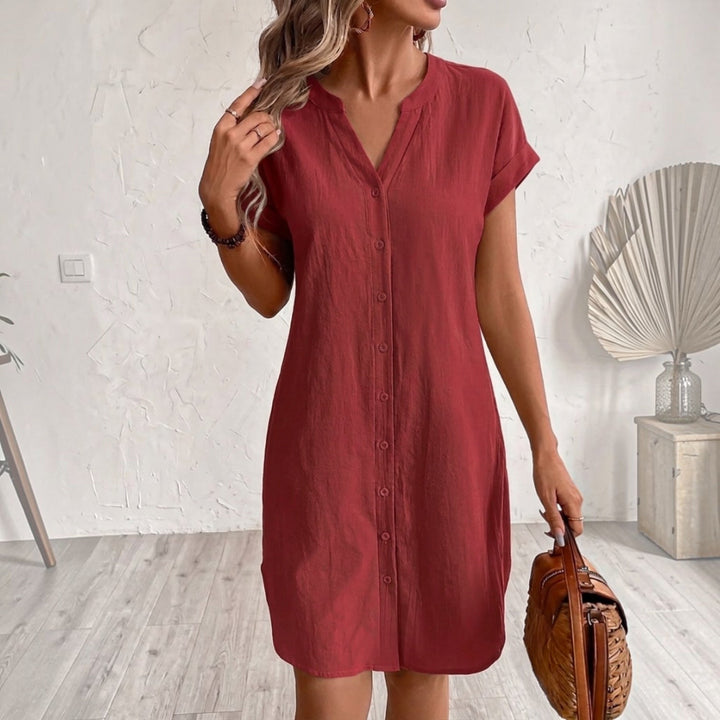 Tess Elegant Shirt Dress