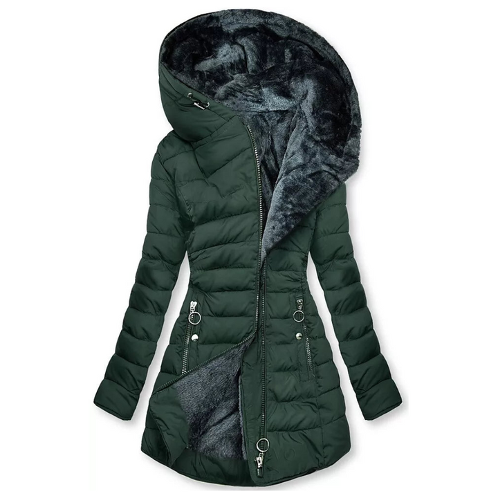 Alessina Waterproof Hooded Puffer Coat
