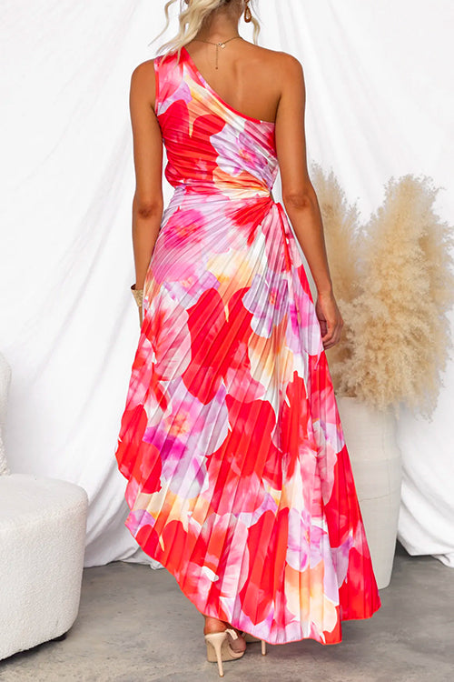 Violet &amp; Grace™ | Pleated One-Shoulder Dress