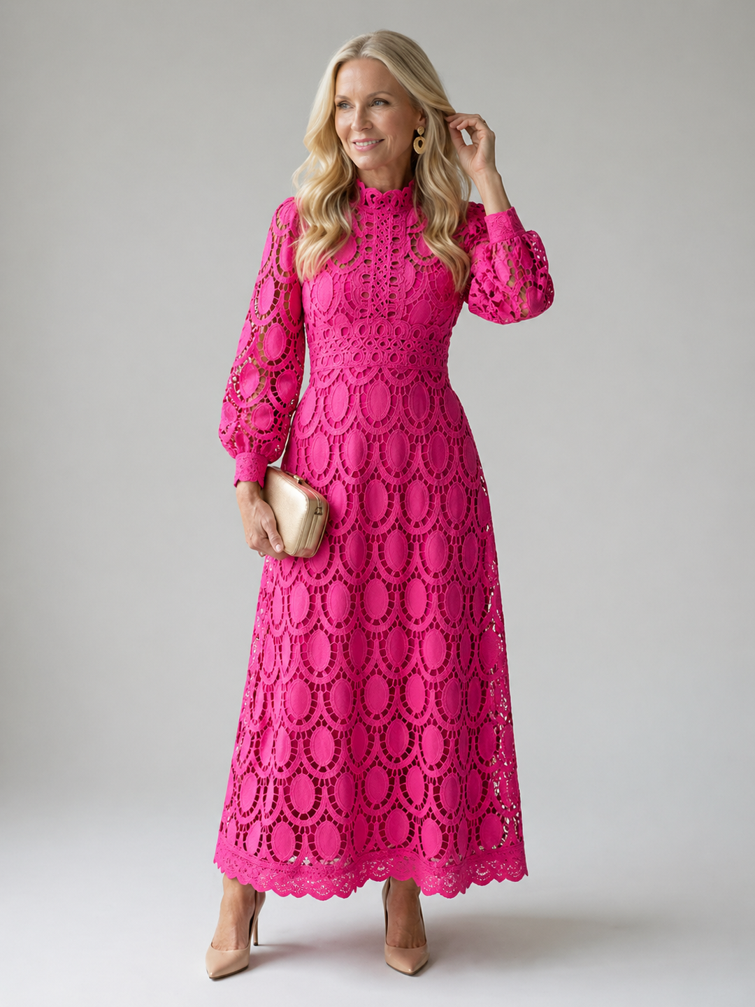 Violet &amp; Grace™ | Lace Midi Dress