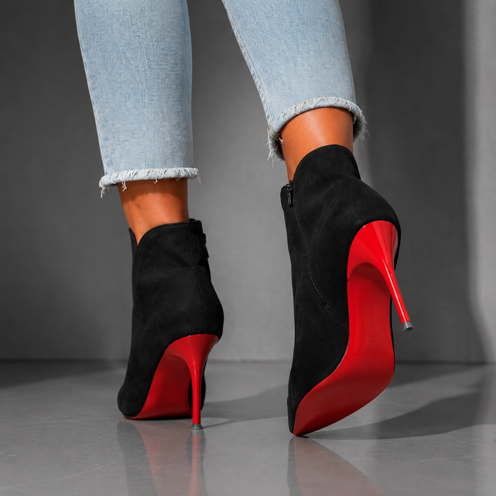 Scarlett | Rae Suede Stiletto Ankle Boots