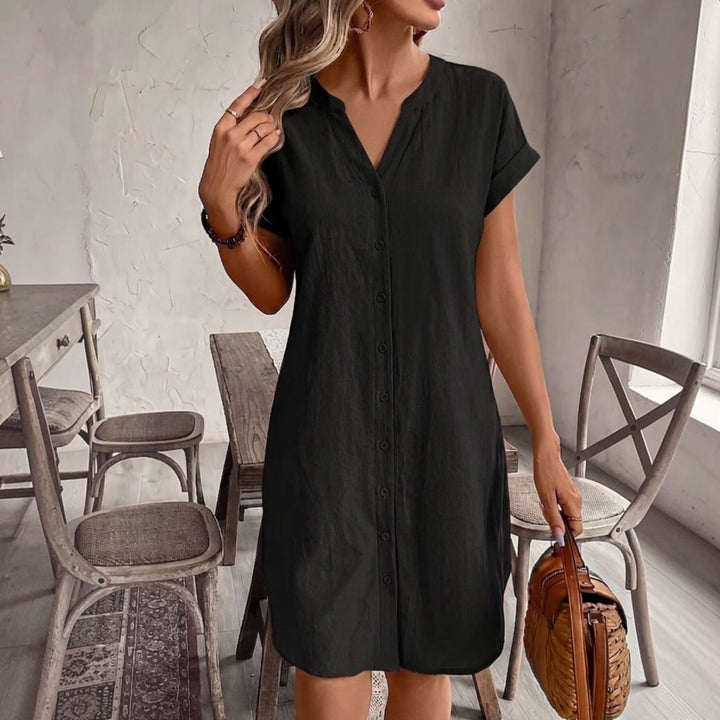 Tess Elegant Shirt Dress
