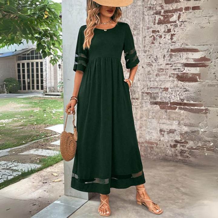 Aubrey™ | Flattering Tummy-Smoothing Midi Dress