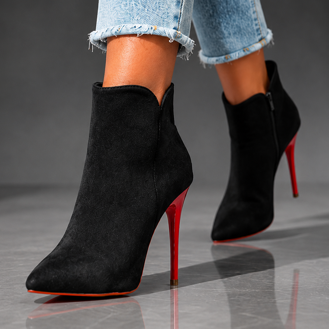 Scarlett | Rae Suede Stiletto Ankle Boots
