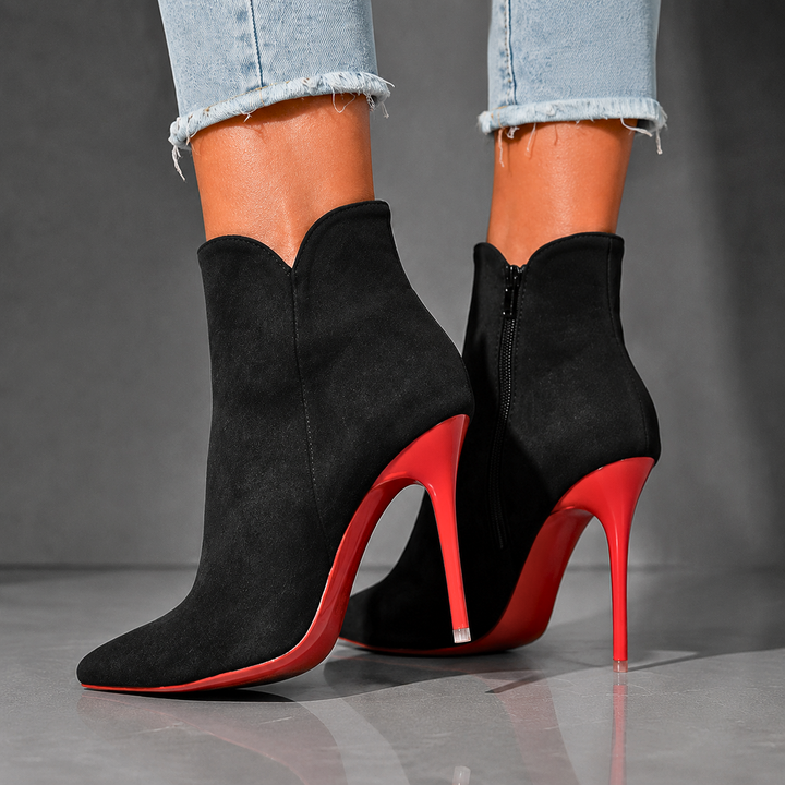 Scarlett | Rae Suede Stiletto Ankle Boots