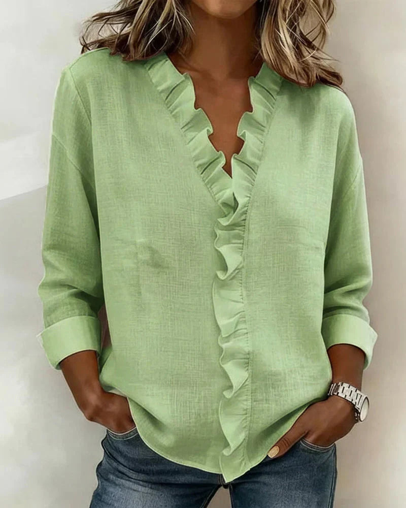 Chloe | Lightweight V-Neck Blouse