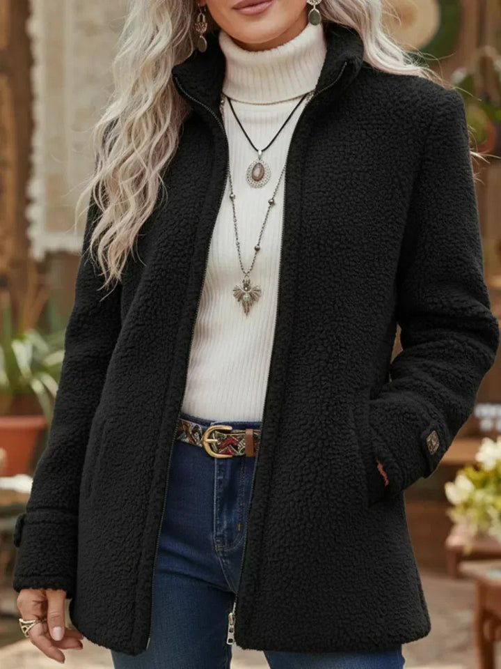 Yvaine | Cozy Sherpa Full-Zip Fleece Jacket