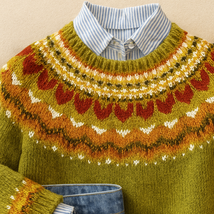 Petra | Classic Vintage Knit Sweater