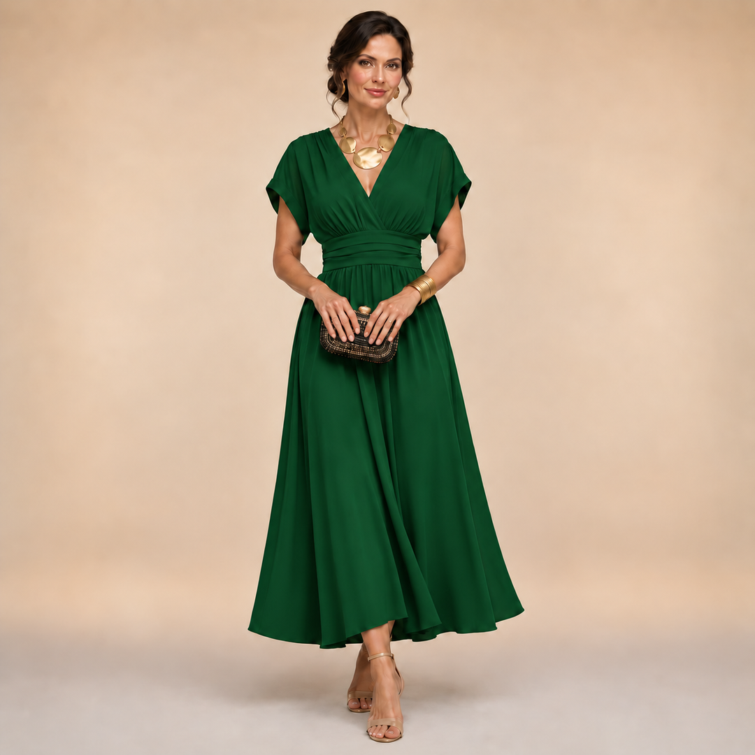 Amelia Wrap Midi Dress