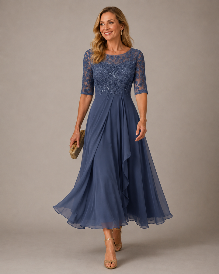 Rose | Lace Midi Dress
