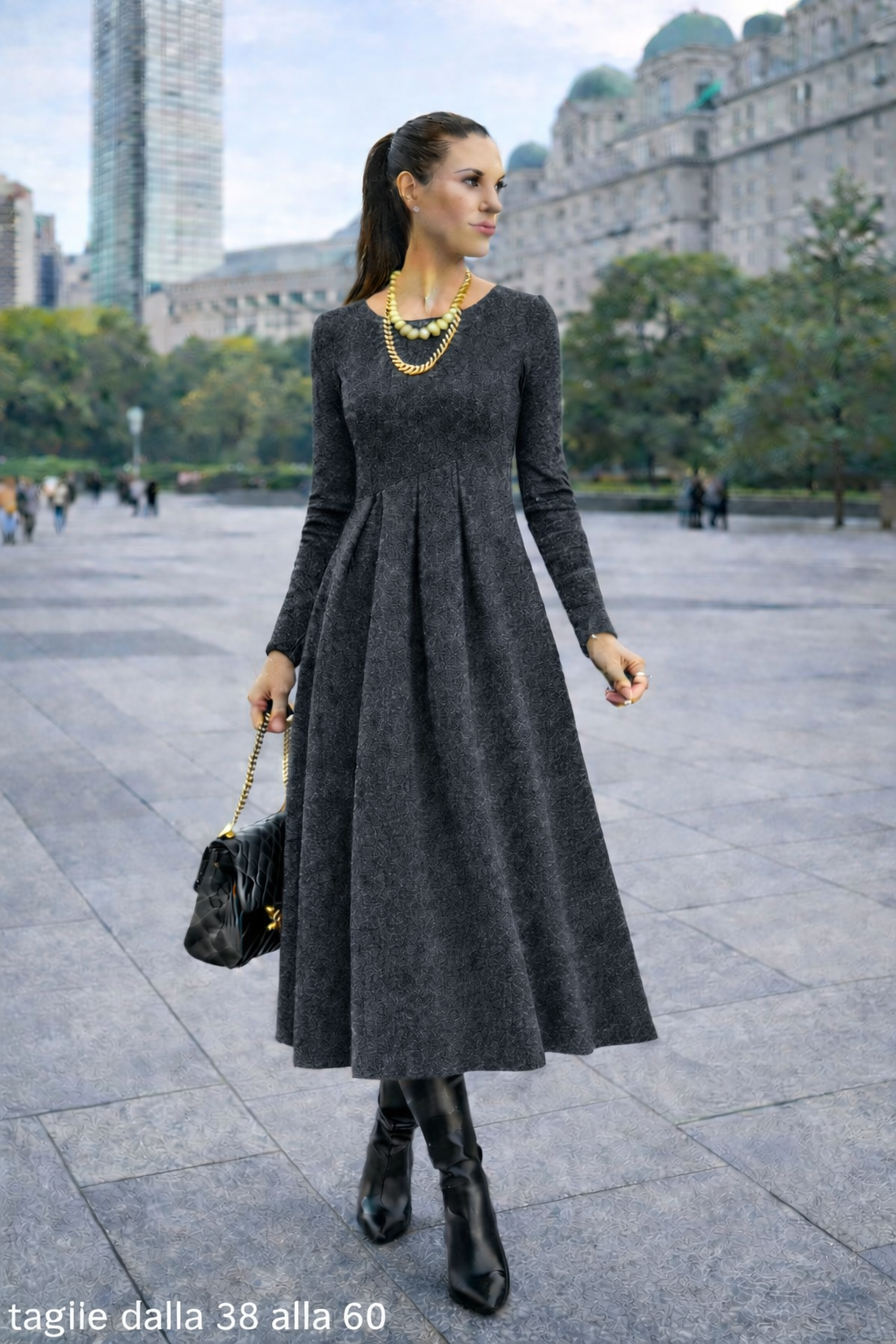 Viola | Elegant Fluid Dress