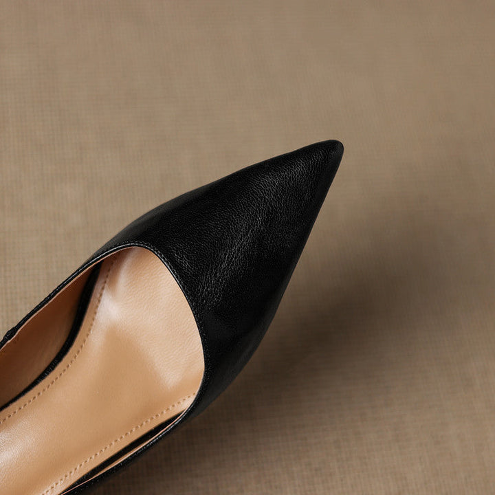 Elar Genuine Leather Heels