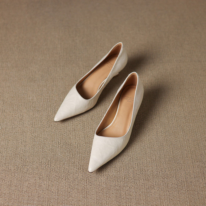 Elar Genuine Leather Heels