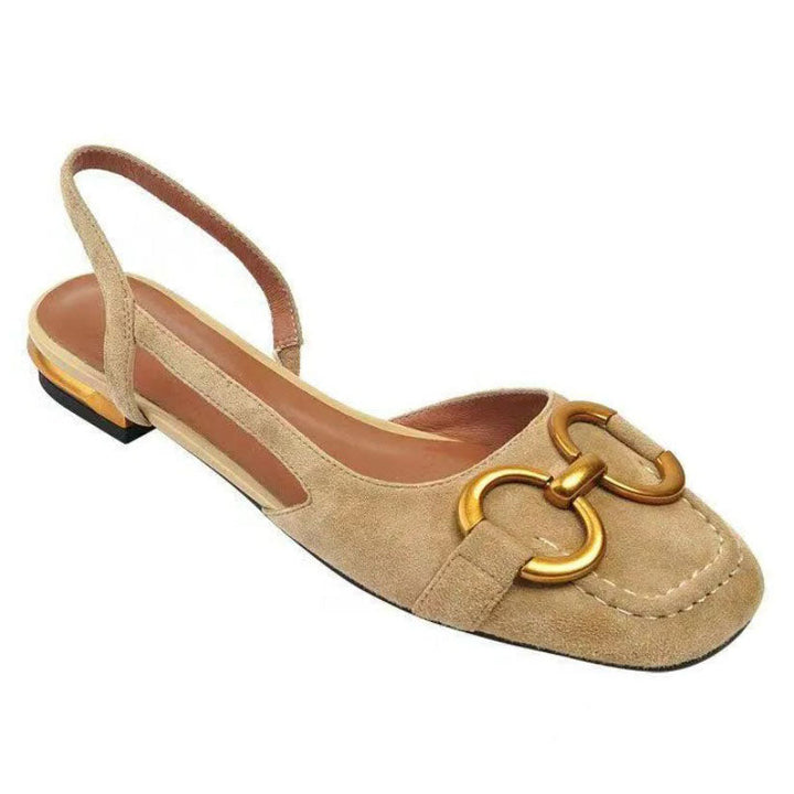 Brenna™ | Orthopedic Leather Buckle Sandals