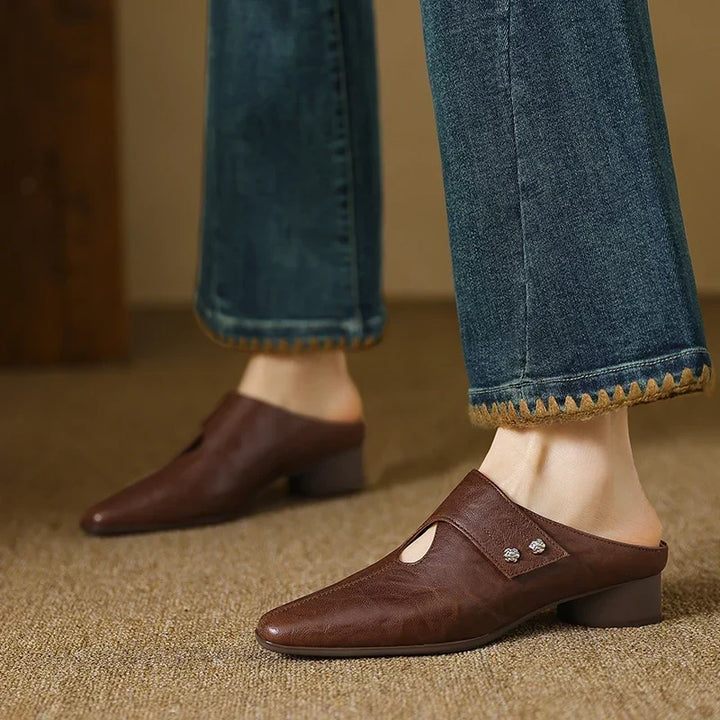 Olga | Vegan Leather Mules