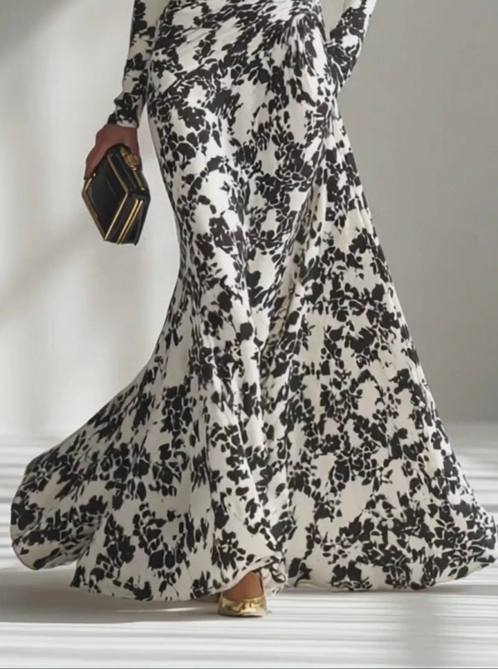 Valentina | Ruched Floral Maxi Dress