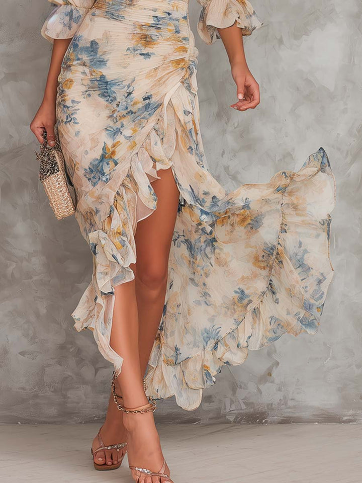 Cassie | Vintage Floral Maxi Dress