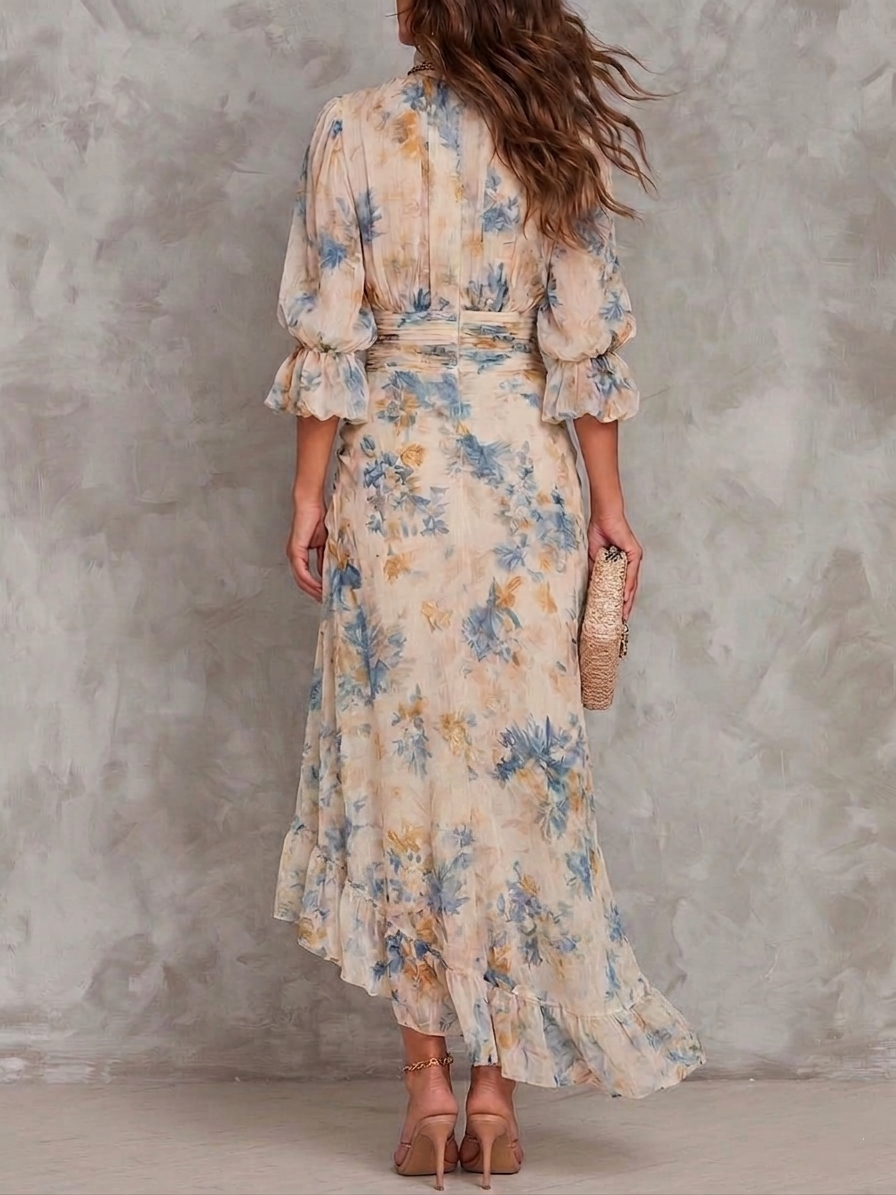 Cassie | Vintage Floral Maxi Dress