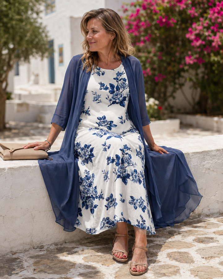 Vivienne | Sleeveless Duster Dress