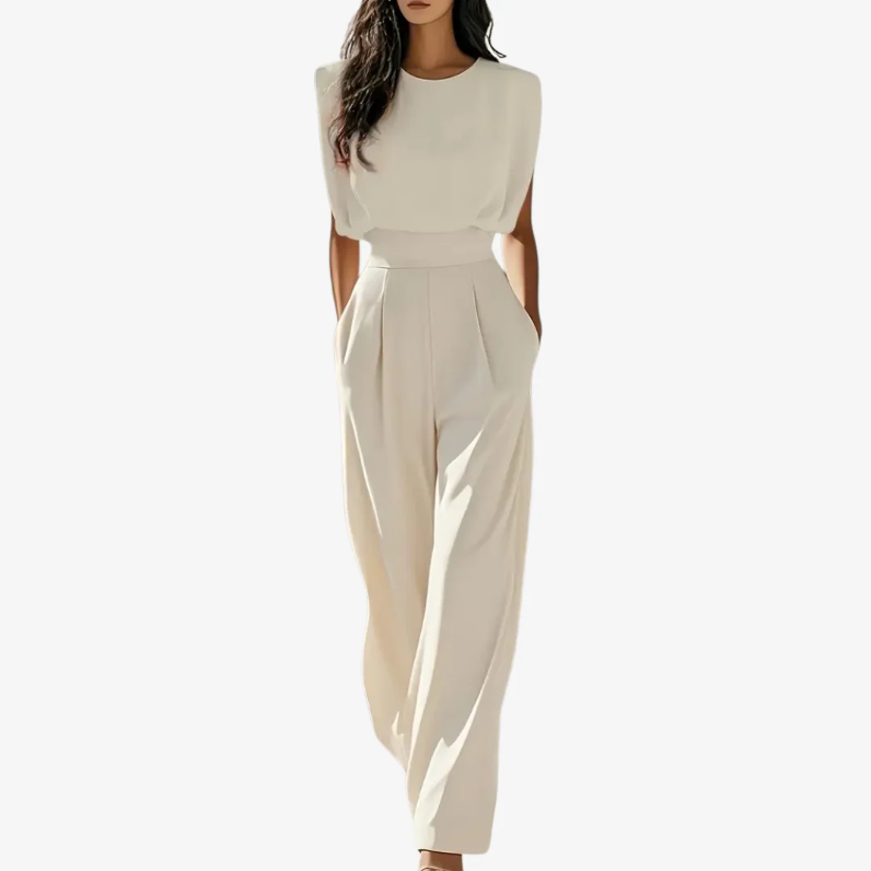 Adriana | Elegant Waisted Jumpsuit
