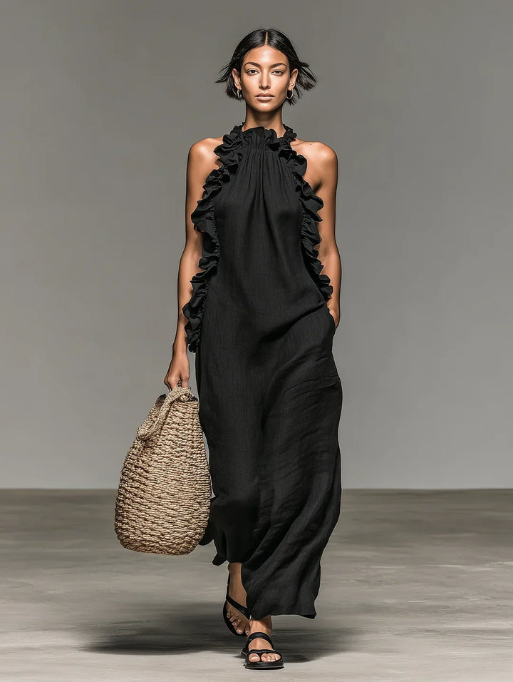 Lua™ | Ruffle Detail Maxi Dress