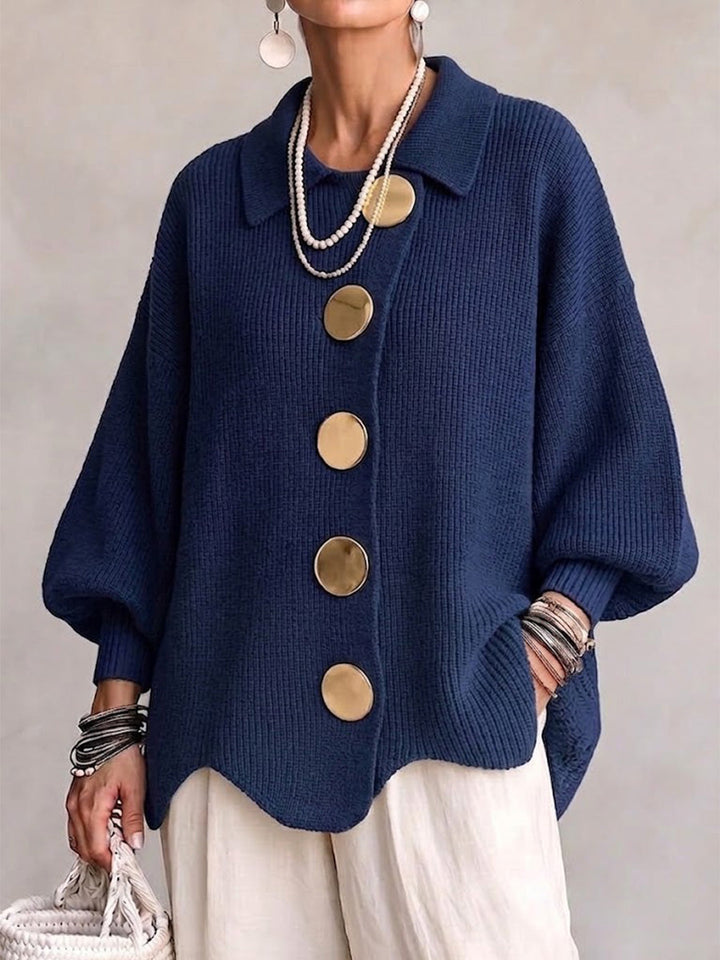 Isadora | Oversized Collared Cardigan for Women