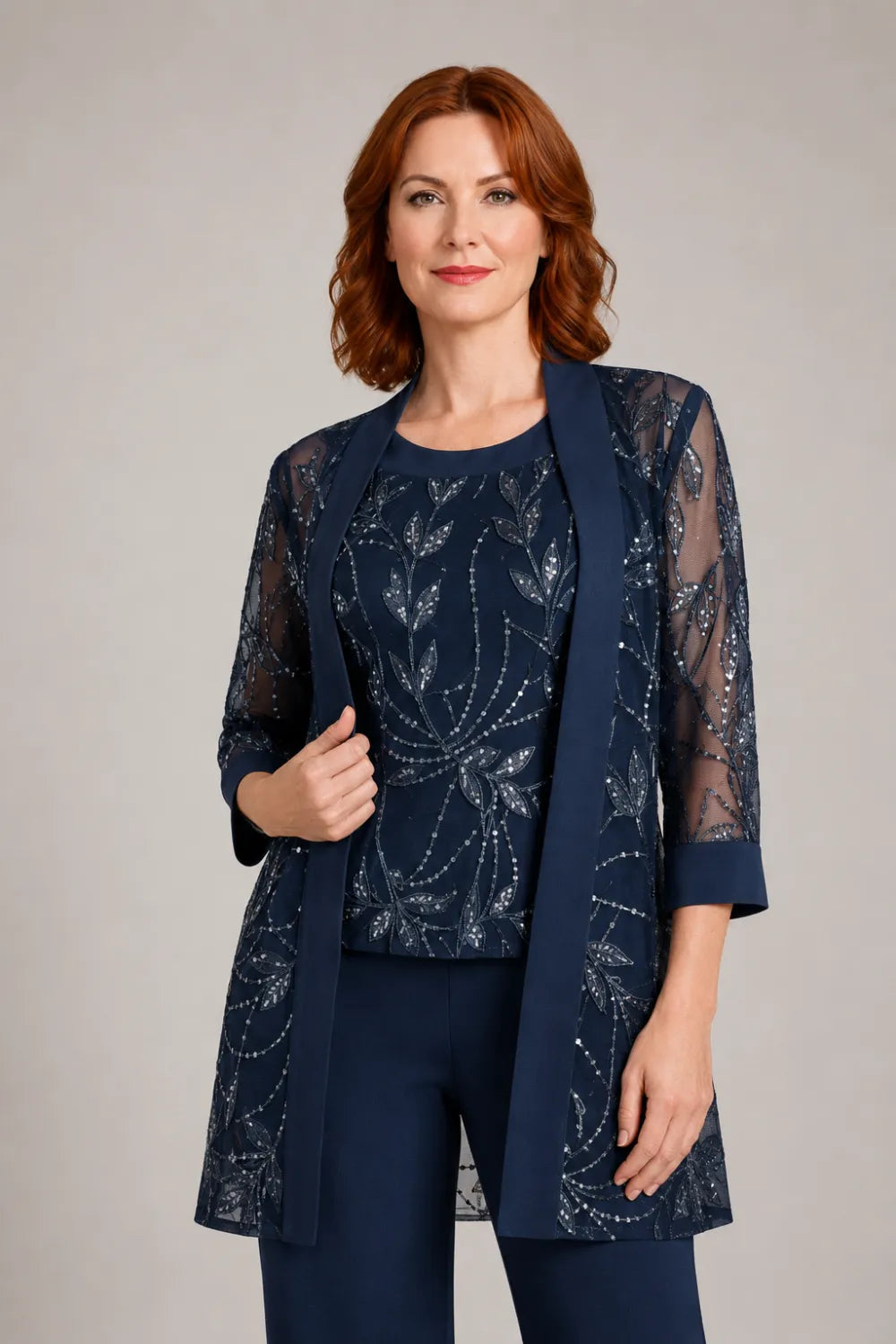 Graziana | Formal Chiffon Pants Set