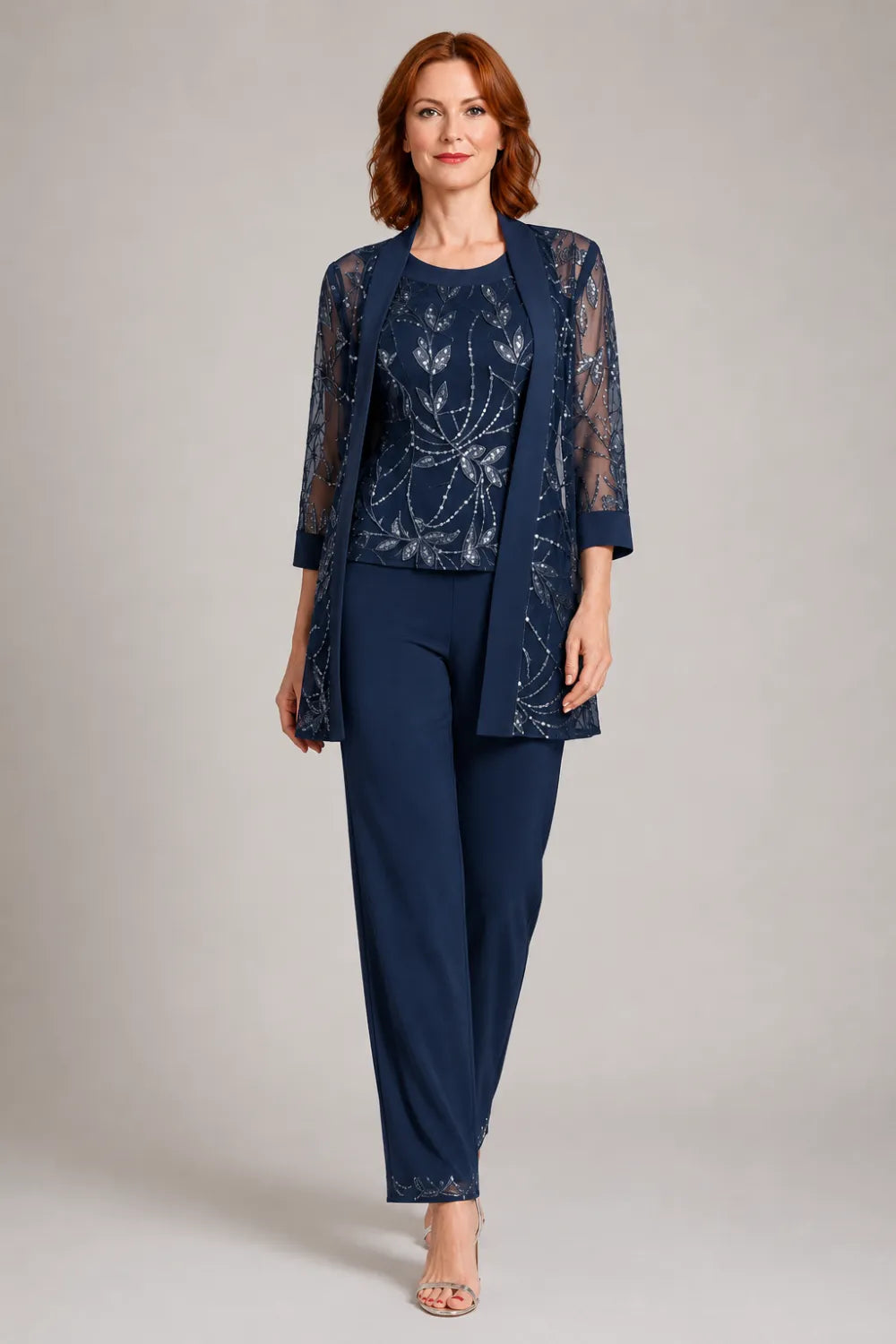 Graziana | Formal Chiffon Pants Set
