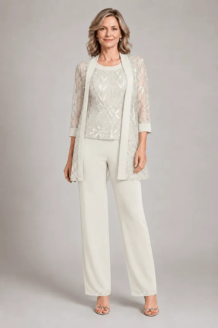 Graziana | Formal Chiffon Pants Set