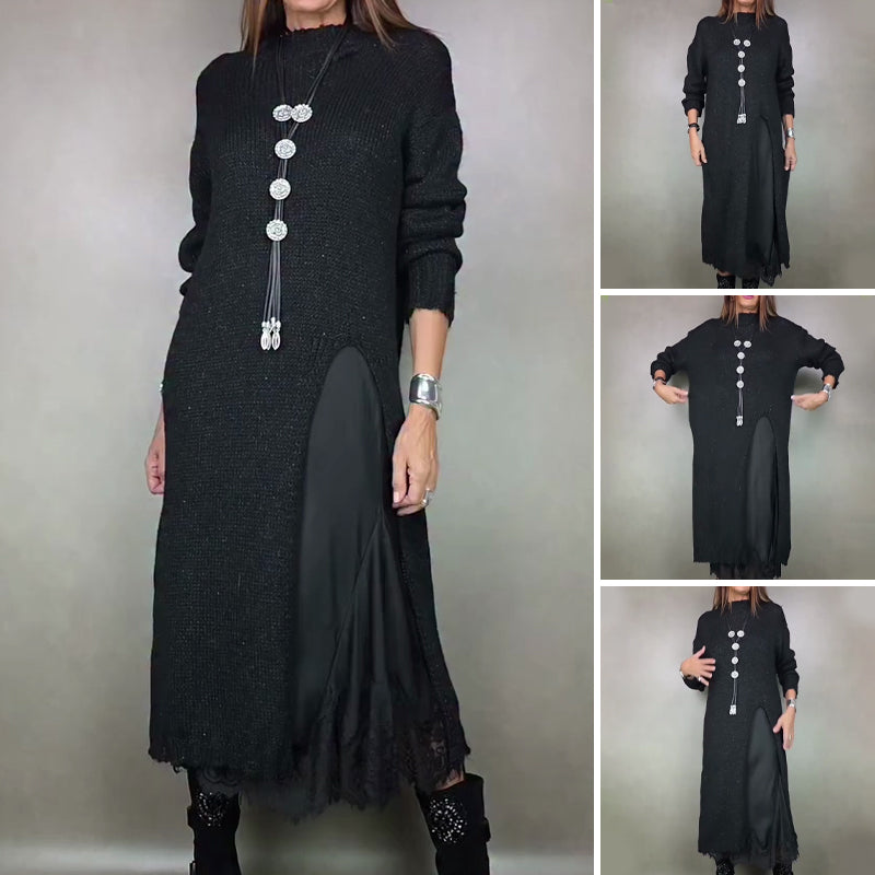Loravinne | Two-Piece Sweater and Slip Dress Set