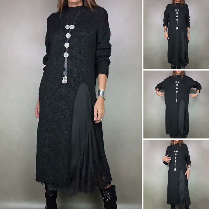 Loravinne | Two-Piece Sweater and Slip Dress Set