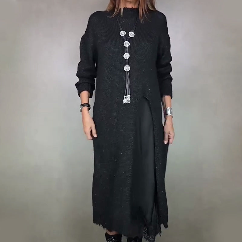 Loravinne | Two-Piece Sweater and Slip Dress Set