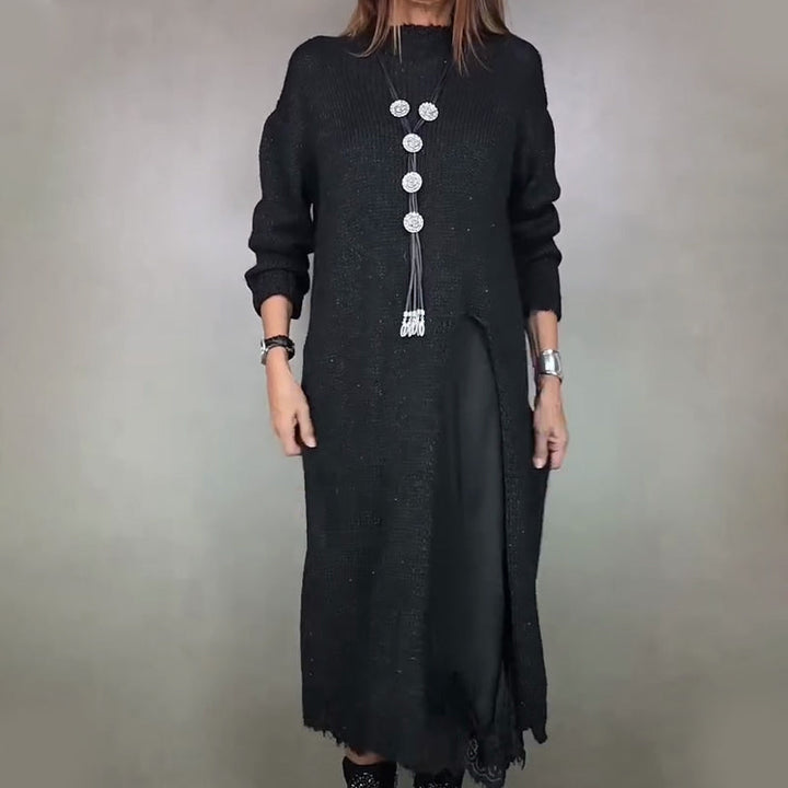 Loravinne | Two-Piece Sweater and Slip Dress Set
