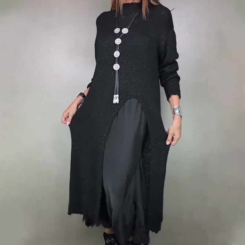 Loravinne | Two-Piece Sweater and Slip Dress Set