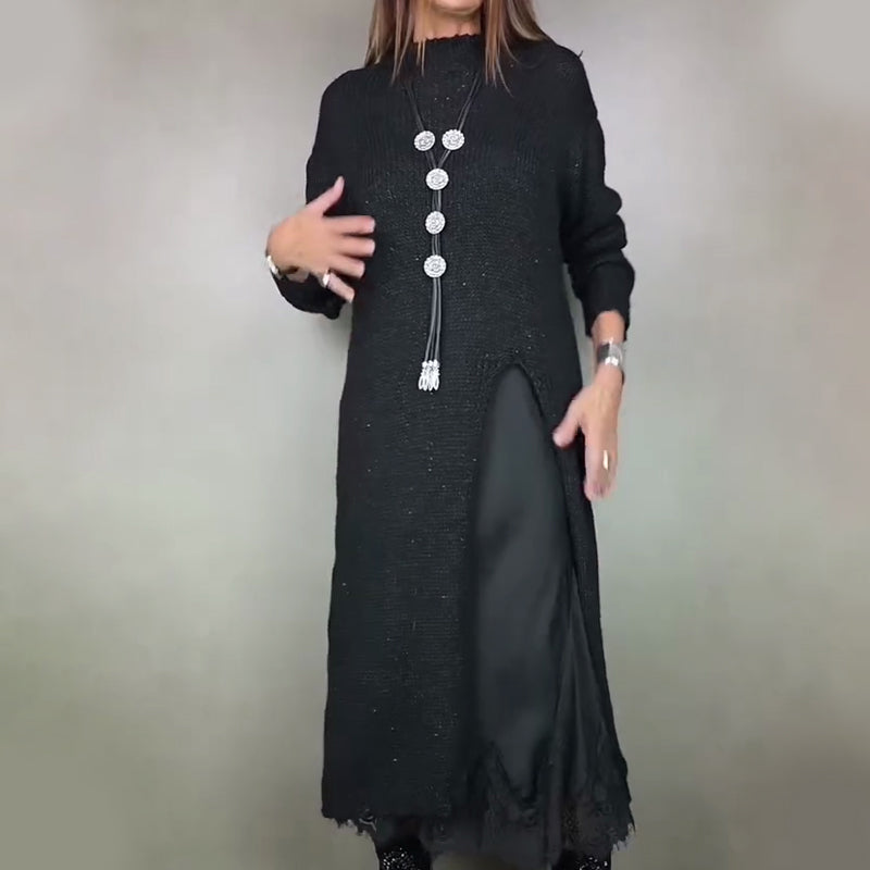 Loravinne | Two-Piece Sweater and Slip Dress Set