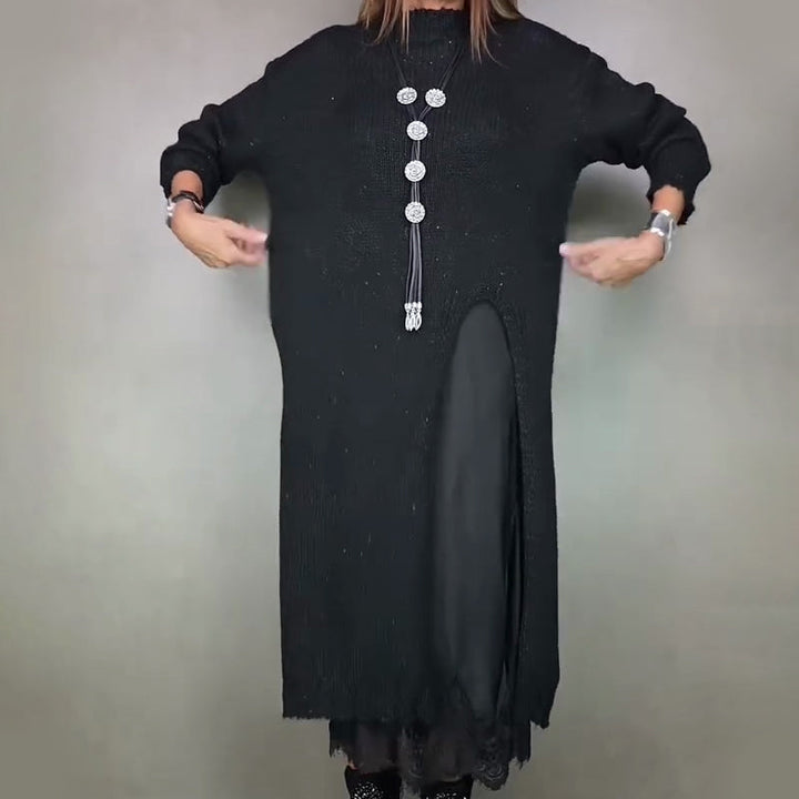 Loravinne | Two-Piece Sweater and Slip Dress Set